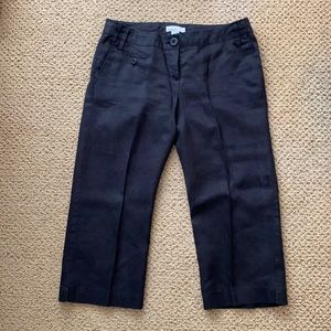 MNG black crop pants